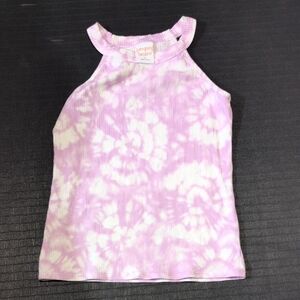Jumping Beans Pink Tie-Dye Kids Tank Top